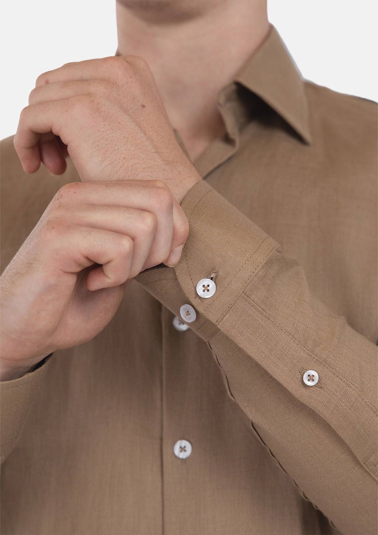 Taupe Gray Shirt - SARTORO