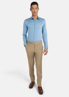 Teal Ultrasoft Bamboo Shirt - SARTORO462