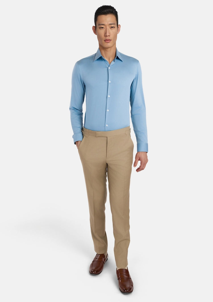 Teal Ultrasoft Bamboo Shirt - SARTORO260