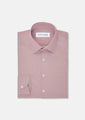 Textured Burgundy Shirt - SARTORO
