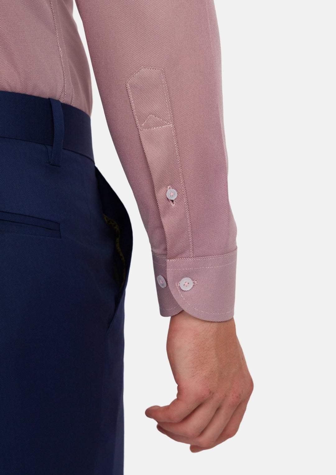 Textured Burgundy Shirt - SARTORO