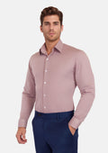 Textured Burgundy Shirt - SARTORO