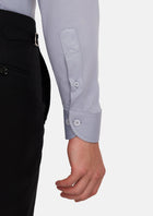 Textured Flint Gray Shirt - SARTORO760