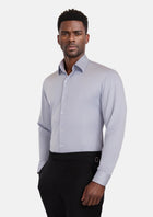 Textured Flint Gray Shirt - SARTORO442