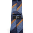 The Andrew Tie (Blue Orange Stripe Men's Tie) - SARTORO458