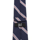 The Travis Tie (Navy Pink Stripe Men's Tie) - SARTORO670