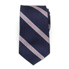 The Travis Tie (Navy Pink Stripe Men's Tie) - SARTORO729