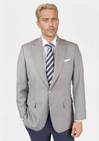Thompson Harbor Grey Sharkskin Jacket - SARTORO59