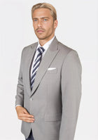 Thompson Harbor Grey Sharkskin Jacket - SARTORO682