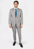 Thompson Harbor Grey Sharkskin Suit - SARTORO