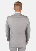 Thompson Harbor Grey Sharkskin Suit - SARTORO