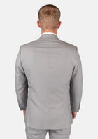 Thompson Harbor Grey Sharkskin Suit - SARTORO525