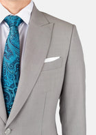 Thompson Harbor Grey Sharkskin Suit - SARTORO425