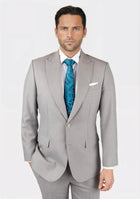 Thompson Harbor Grey Sharkskin Suit - SARTORO727