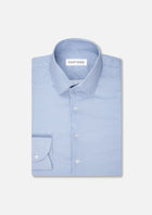 Tiny triangles Sky Blue Shirt - SARTORO599