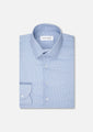 Tiny triangles Sky Blue Shirt - SARTORO