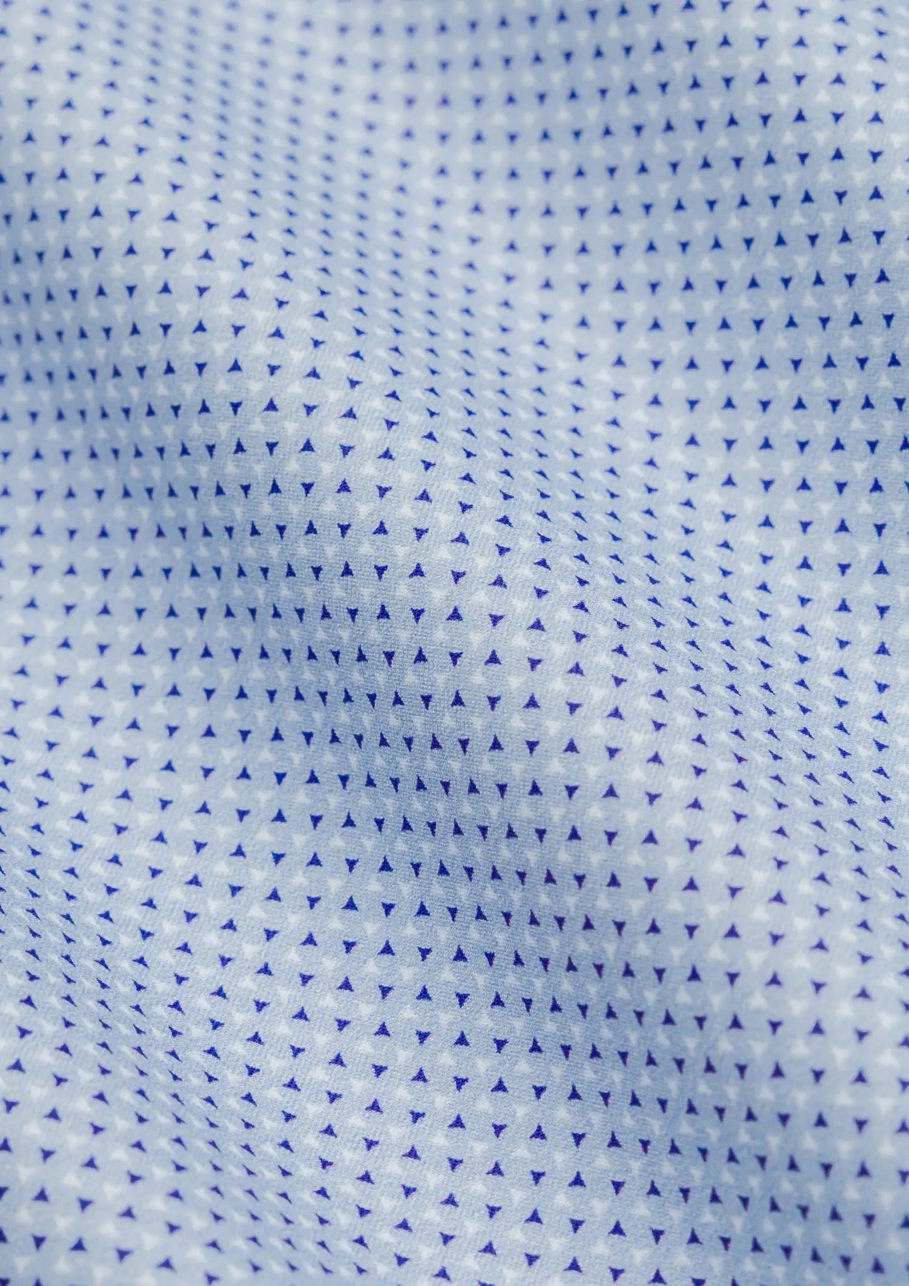 Tiny triangles Sky Blue Shirt - SARTORO