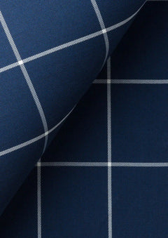 Oxford Blue Windowpane