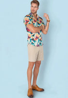 Tropic Lotus Silk Shirt - SARTORO961