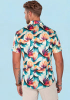 Tropic Lotus Silk Shirt - SARTORO967