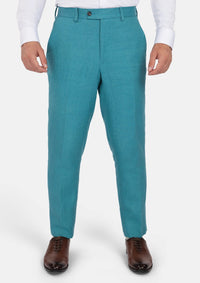 Turkish Blue Linen Pants