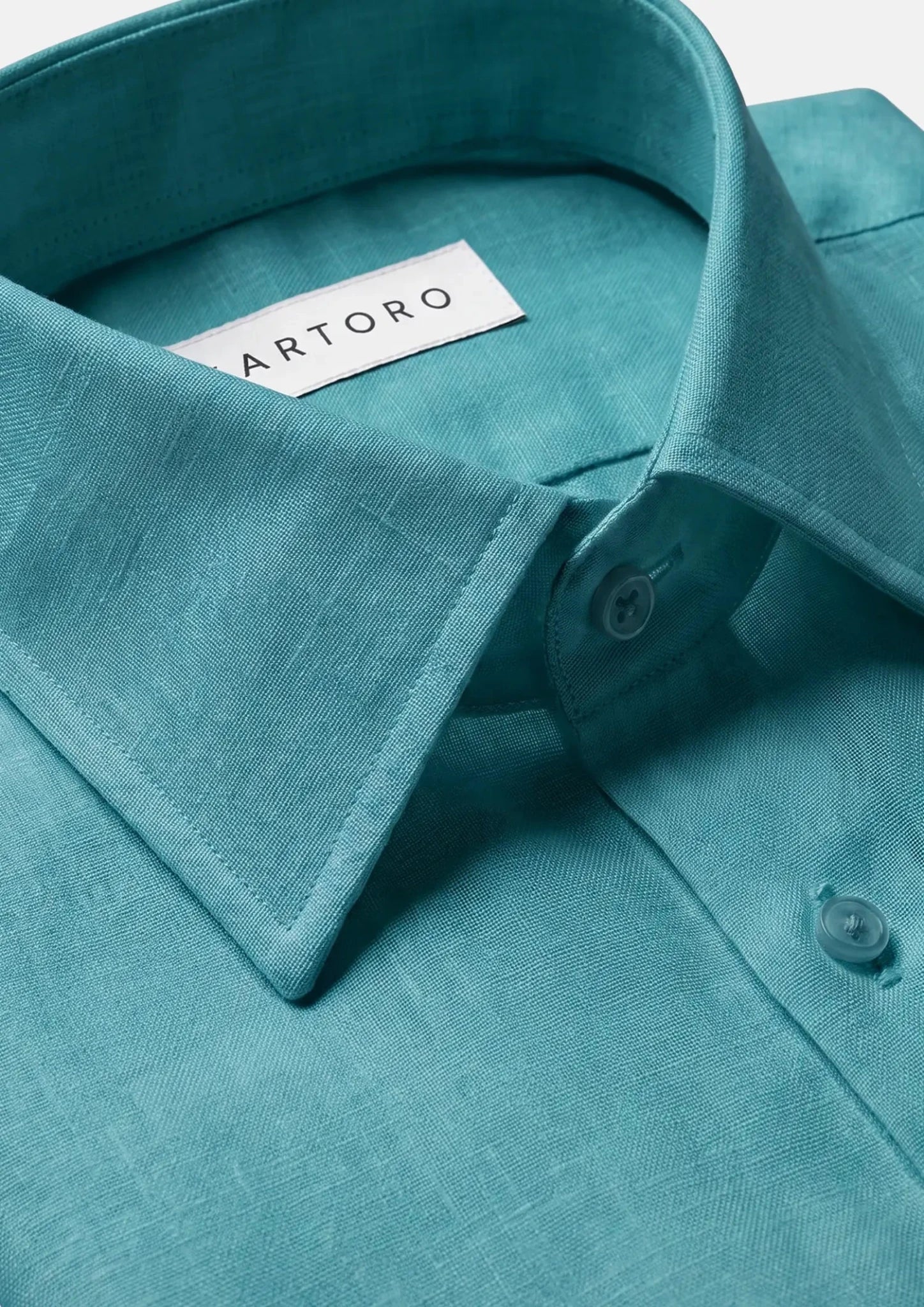 Turkish Blue Linen Shirt193