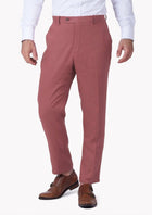 Tuscan Red Linen Pants - SARTORO360