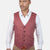 Tuscan Red Linen Vest - SARTORO