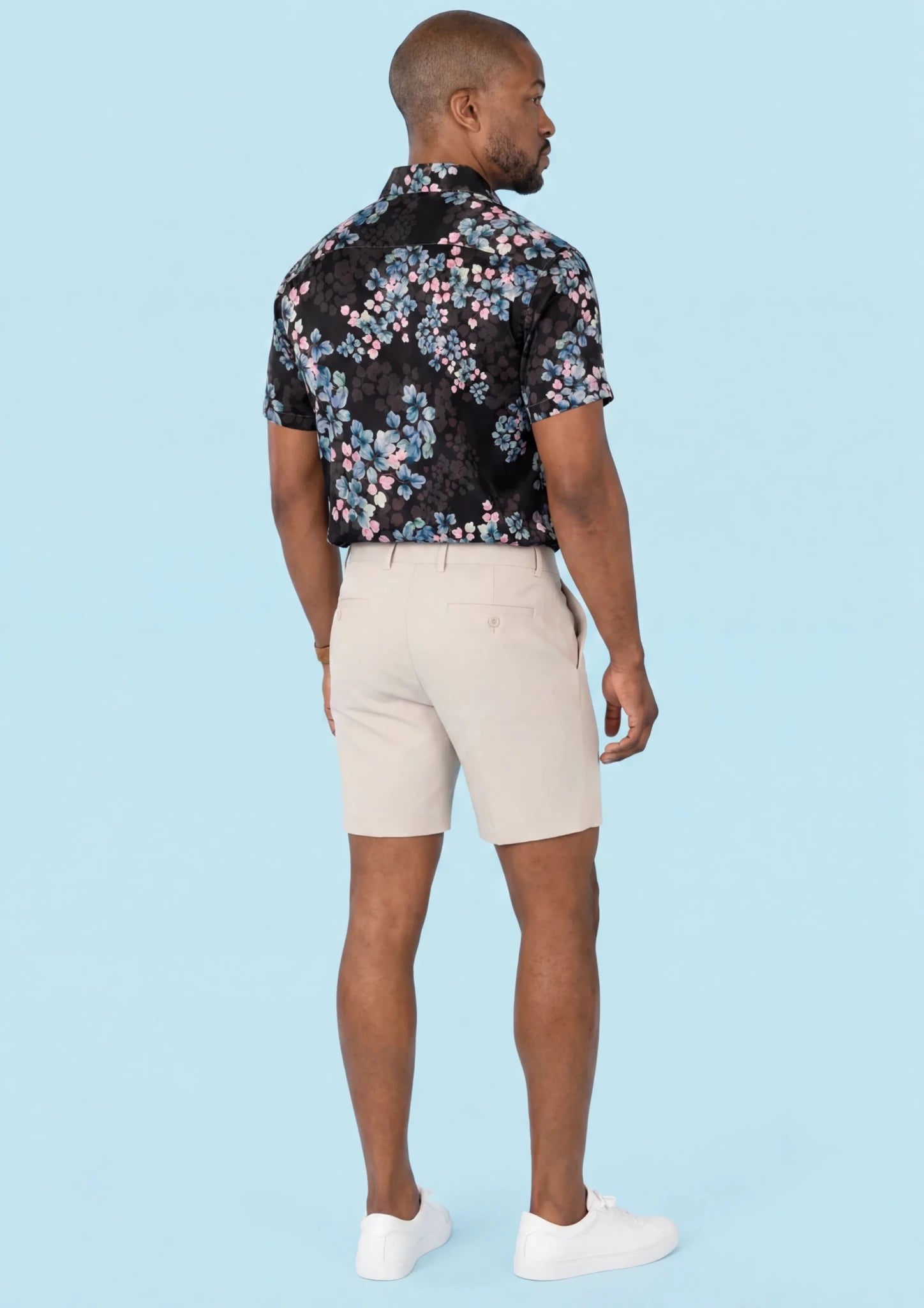 Twilight Garden Silk Shirt - SARTORO723