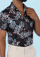 Twilight Garden Silk Shirt - SARTORO230