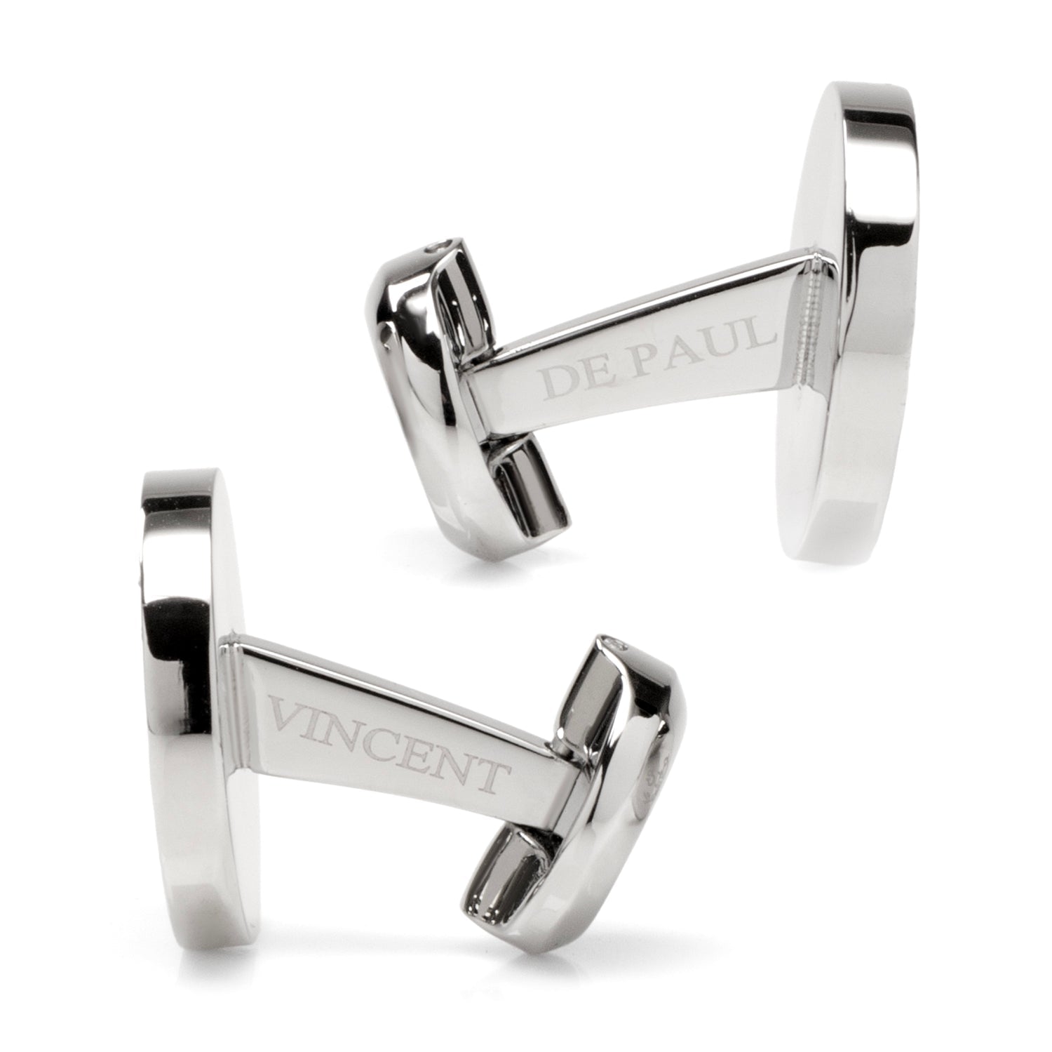 VDP White & Black Pave Crystals Cufflinks - SARTORO907