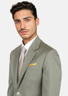 Verona Sage Twill Jacket - SARTORO969