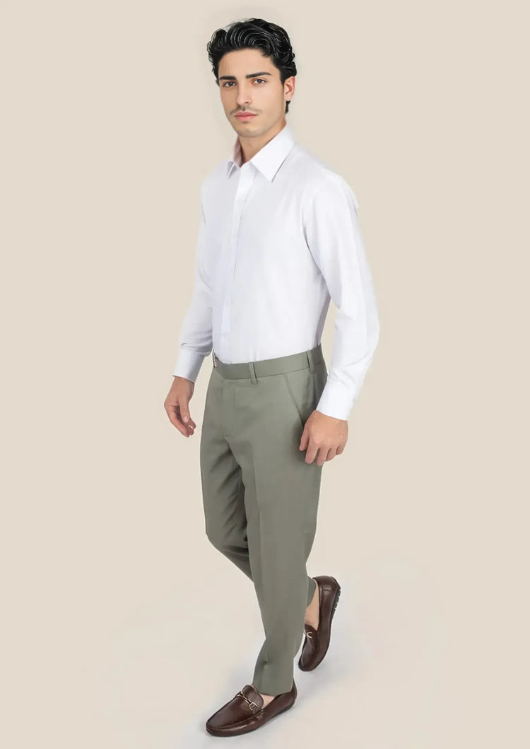 Verona Sage Twill Pants - SARTORO