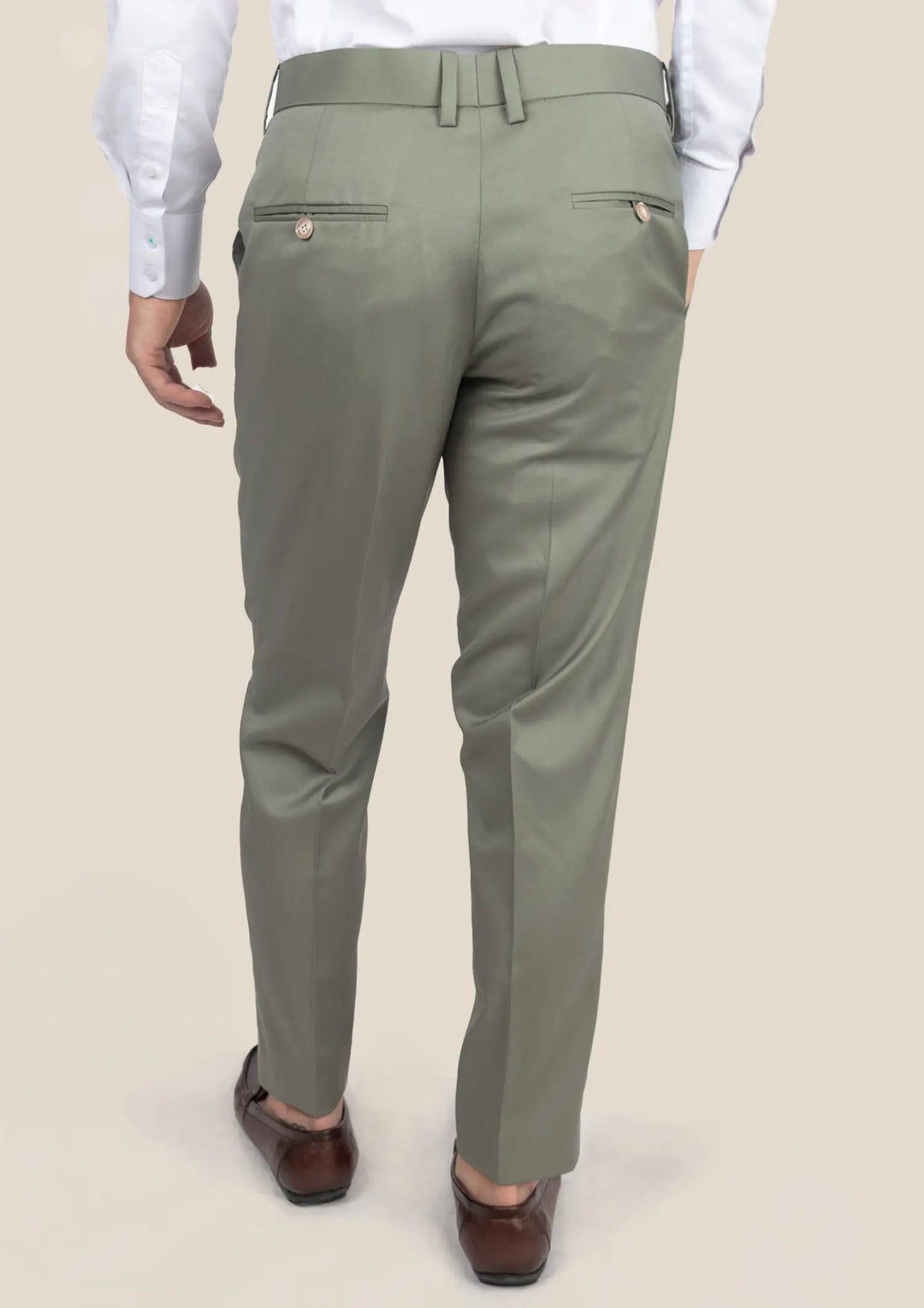 Verona Sage Twill Pants - SARTORO