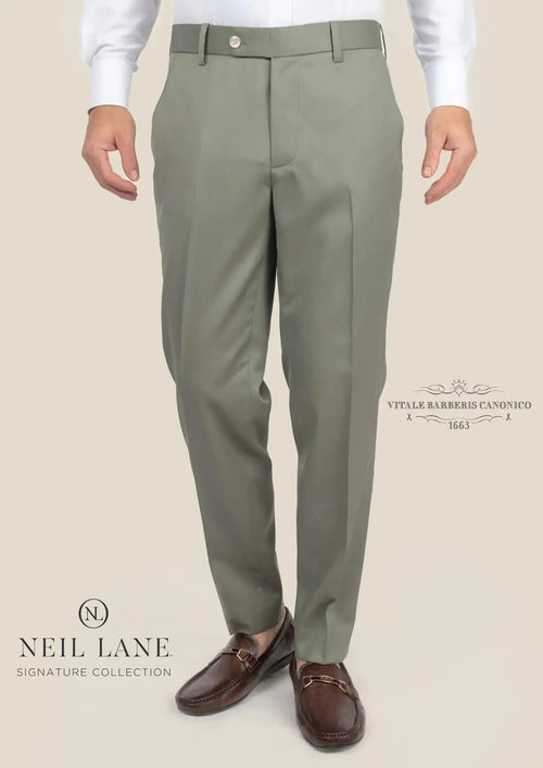 Verona Sage Twill Pants - SARTORO