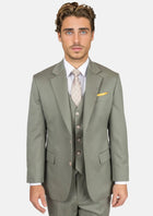Verona Sage Twill Suit - SARTORO520