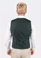 Vintage Green Twill Vest - SARTORO48