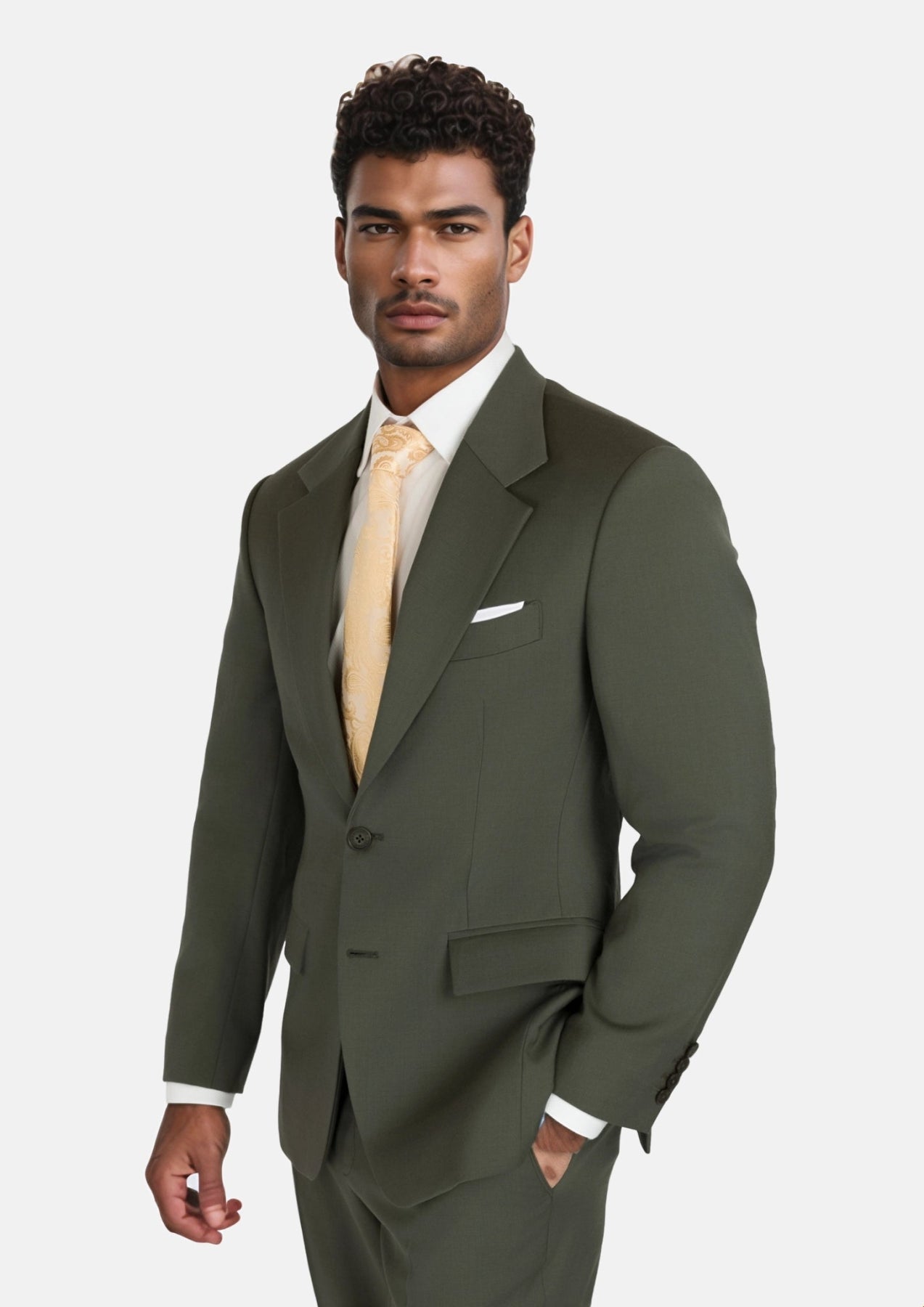 Vintage Olive Ellis Suit