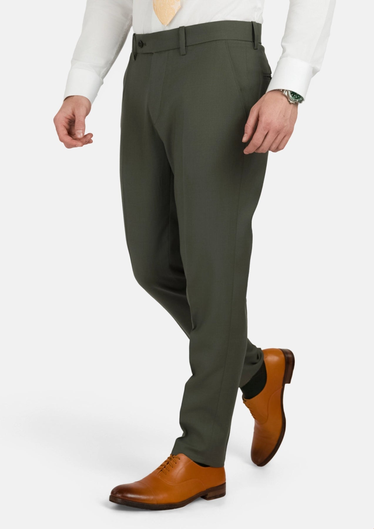 Vintage Olive Pants - SARTORO