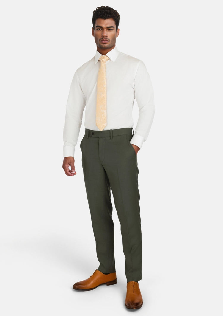 Vintage Olive Pants - SARTORO167