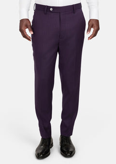 Violet Herringbone Pants - SARTORO