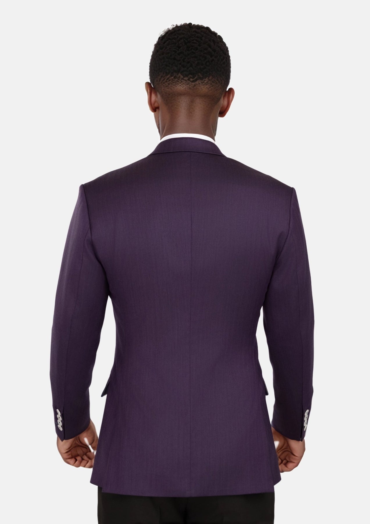 Violet Herringbone Thompson Jacket - SARTORO