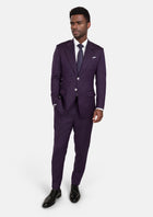 Violet Herringbone Thompson Suit - SARTORO872