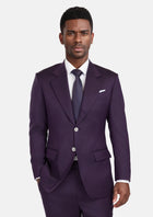 Violet Herringbone Thompson Suit - SARTORO19