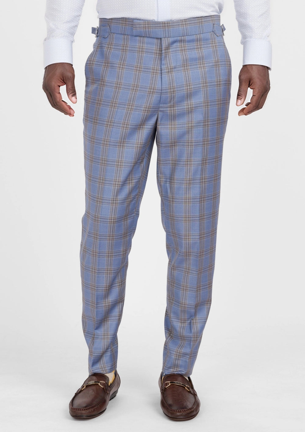 Vista Blue Checked Pants863