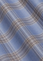 Vista Blue Checked Pants - SARTORO753
