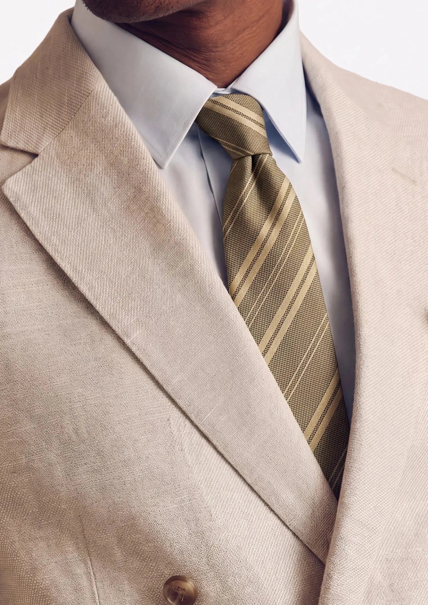 Warm Taupe Multi-Stripe Tie862
