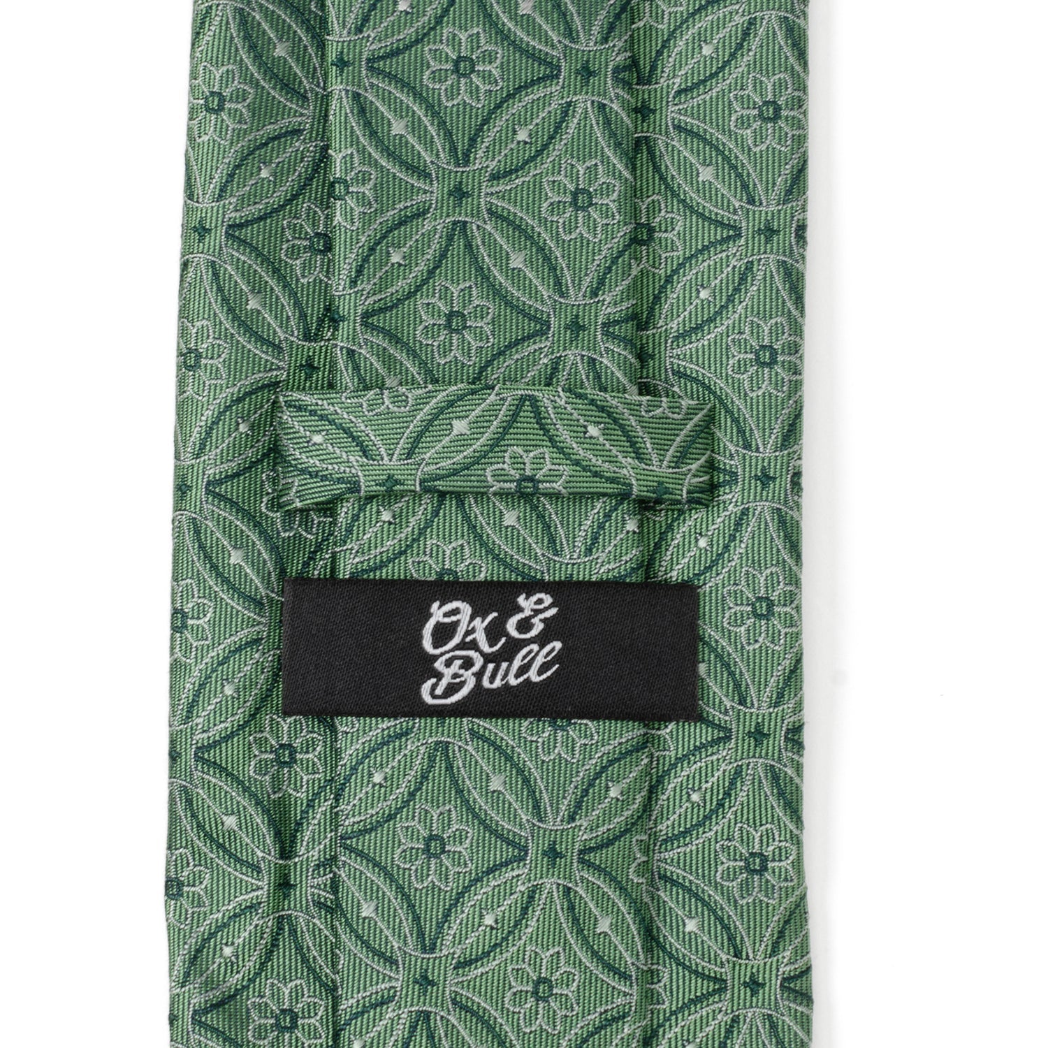 Watercress Green Tiled Men's Tie - SARTORO671