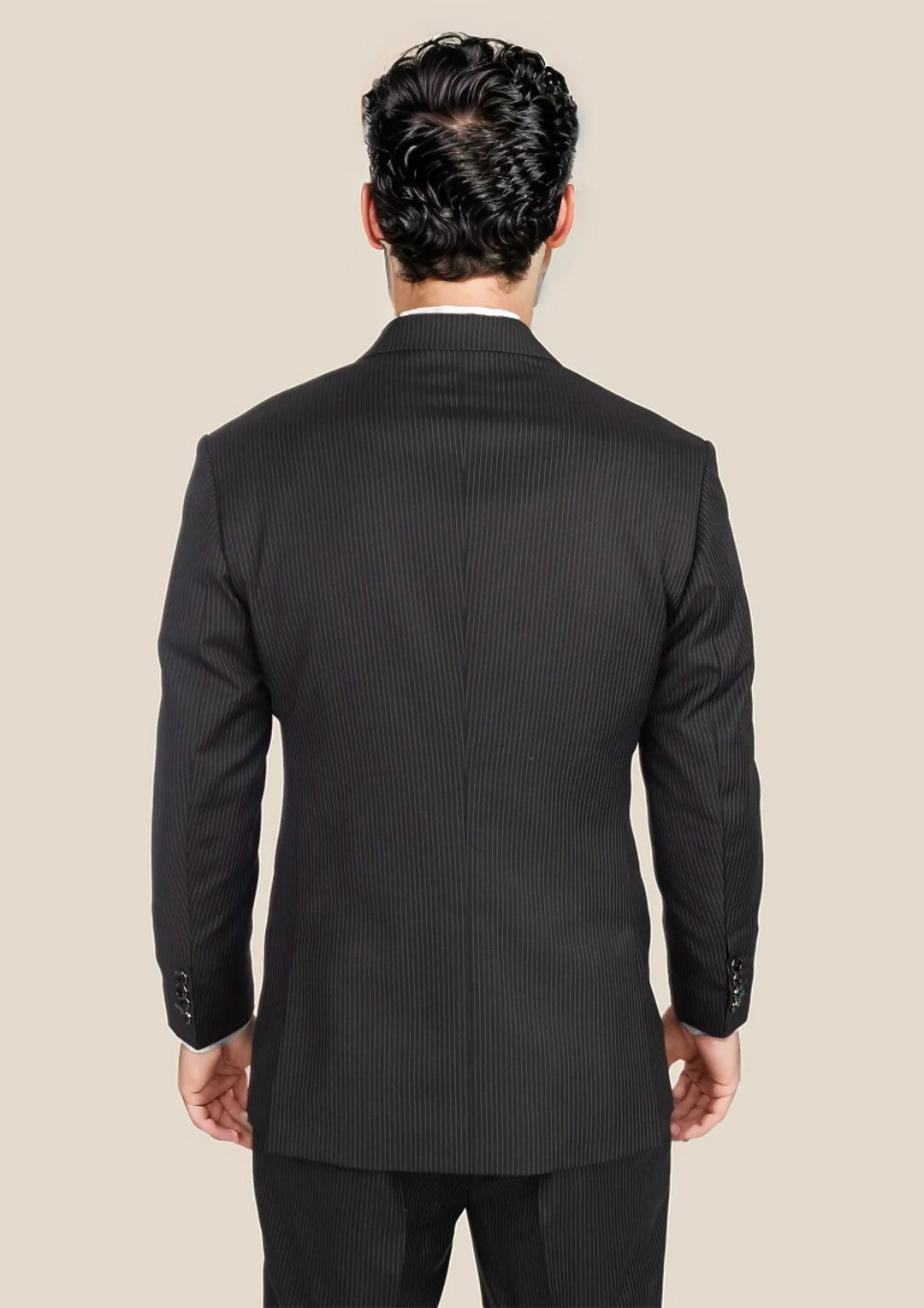 Waverly Black Pinstripe Jacket - SARTORO