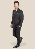 Waverly Black Pinstripe Suit - SARTORO